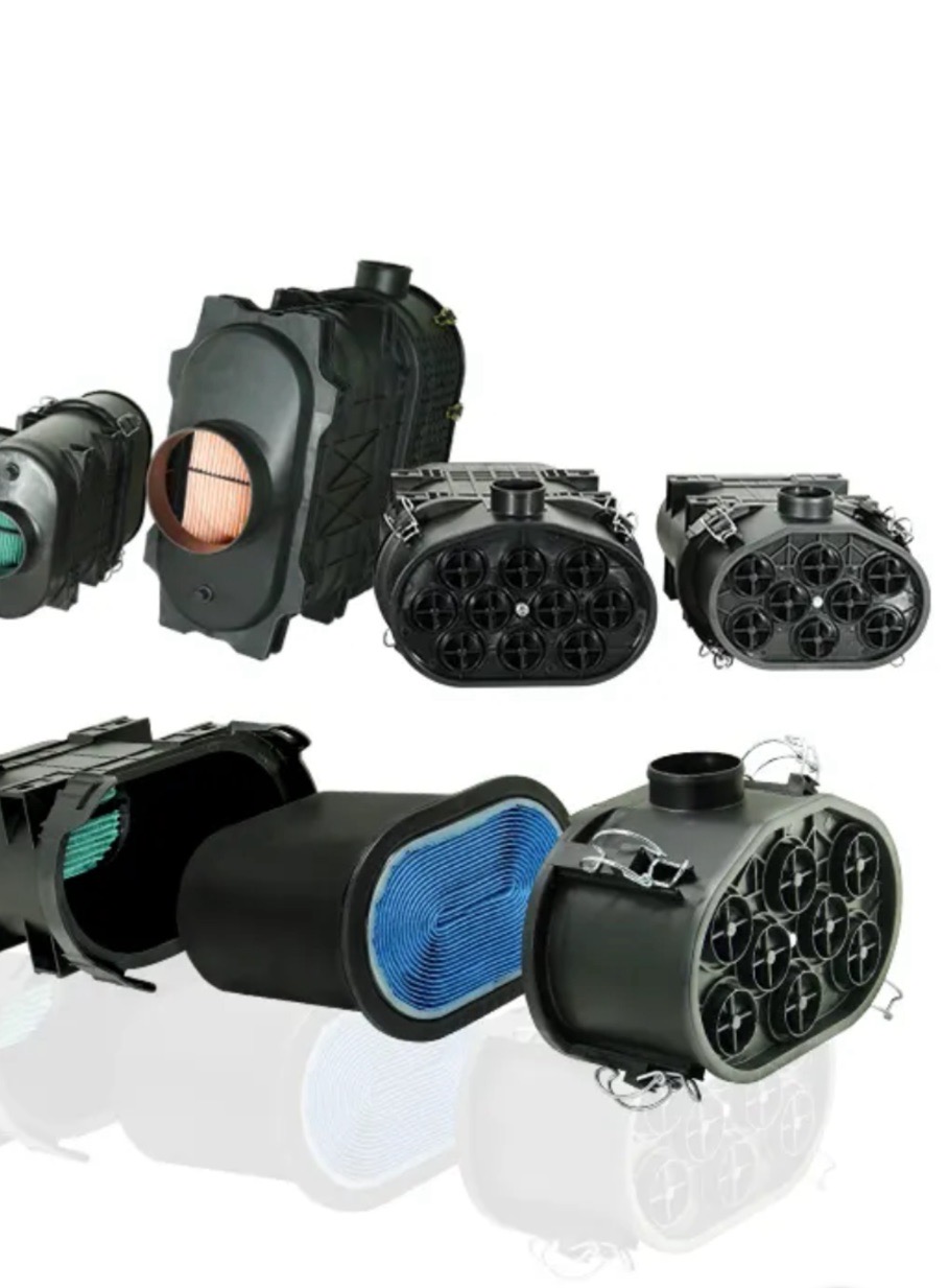 Máquinas de caminhão pesado Montagem de ar de reposição de ar conjunto filtro Ciclone D100031 Conjunto de limpador de filtro de ar